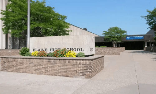 Blaine is a part of the Anoka-Hennepin School District. Anoka-Hennepin schools are split into three levels: Elementary School, Middle School, and High School. The high school was opened in 1972 and has continued to grow each year. Go Bengals!