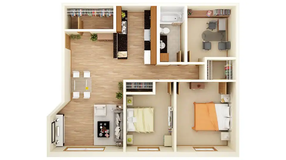 Auburn With Den Floor Plan